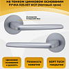 Ручка цинковая на круглом основании ABRISS R25.057 MCP (Матовый хром)