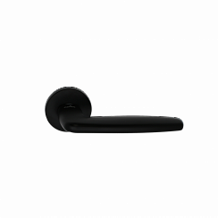 Ручка цинковая на круглом основании ABRISS R25.057 MBP (Чёрный матовый)