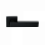 Ручка цинковая на тонком квадратном основании ABRISS R50.150 MBP (Черный матовый)